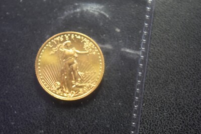 2017 1/10 Unze American Gold Eagle Münze 5 Doller Typ 1 3,40 g, 16,5 mm