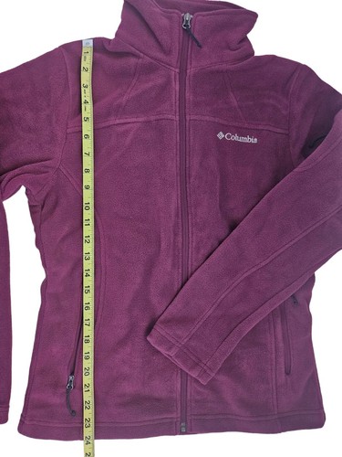 Chaqueta polar clásica con cremallera completa Columbia Benton Springs talla PEQUEÑA $65 NUEVA - Imagen 2 de 12