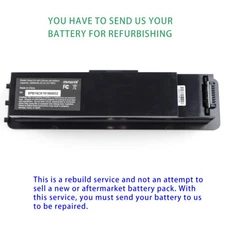 Rebuild service for Aiwa Exos-9 6 cell  22.2V 2.6AH Battery Rebuild