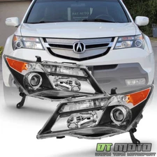 [HID Model] 2007-2009 Acura MDX Headlights without Adaptive Headlamps Left+Right