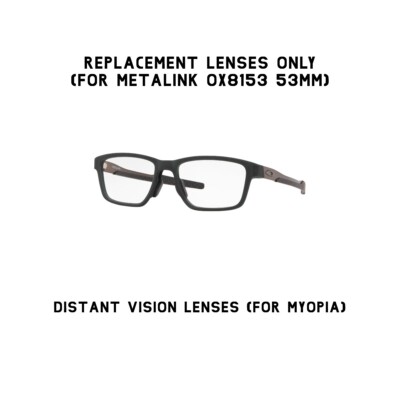Oakley Metalink OX8153 53mm Replacement Lenses Tinted Distant Vision Lenses