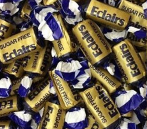 Chocolate Eclairs Sweets | SUGAR FREE Toffee Chews with Chocolate Centre - Picture 2 of 3