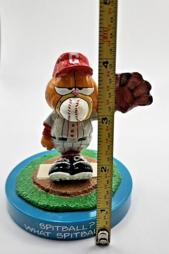 Vintage 1978 GARFIELD "SPITBALL" BASEBALL CATCHER PLAYER Figurine w/ BOX NOS - Picture 12 of 13