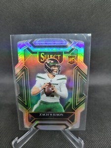 2021 Select ZACH WILSON Silver Prizm Club Level Die Cut JETS Panini ROOKIE A004