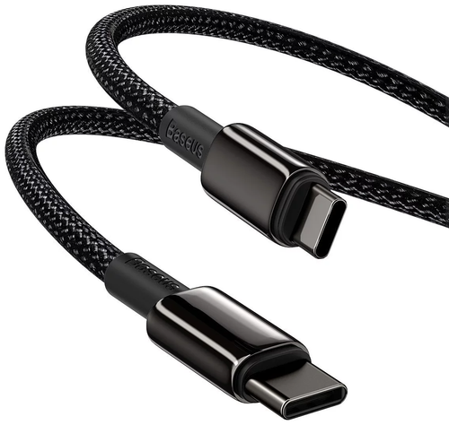 Baseus Tungsten Gold Fast Charging Data Cable Type-C to Type-C 100W 1 M USB-C - Picture 6 of 7