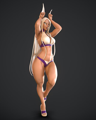 Rumi Usagiyama, sexy Mirko, BNH, Statue, 3D Druck, Figur, Fan Art, sexy Pin-Up