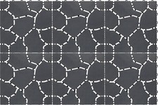 Home Garden Outdoor Plastic Interlocking Patio and Deck Tiles - 6 Pack of Grey