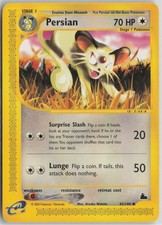 Persian 42/144 Uncommon Skyridge Pokemon Moderately Played on eBay