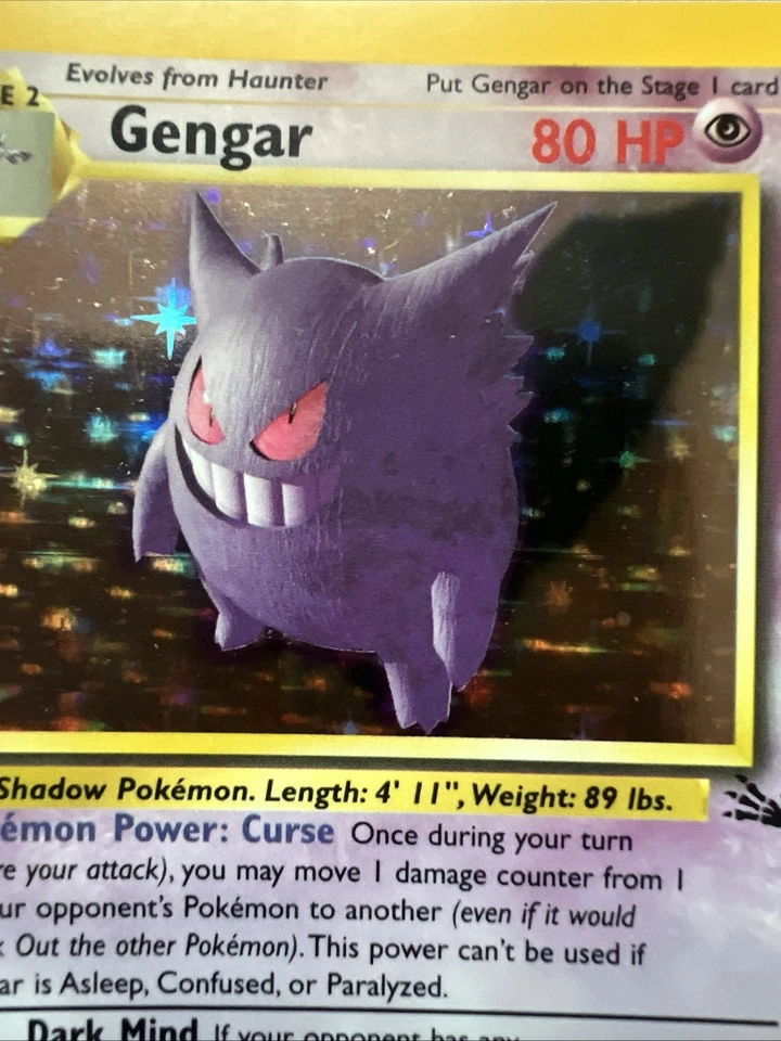 Gengar Holo | 5 | Fossil | Near Mint | englisch | Pokemon Karte - Bild 3 von 4