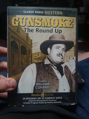 Gunsmoke: The Round Up (10-CD Set, 2017, Radio Spirits) New Unopened!