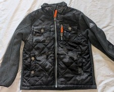 Snozu Youth Small Gray/Camp Full Zip Fleece Jacket
