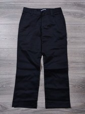 Lands End Pants Kids Size 8 Black School Uniform Pants Adjustable Girls