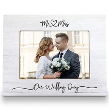 Wedding Engagement Engaged Picture Frame 8x10, Engagement Picture Frame, Mr a...