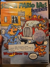 Super Mario Bros. &Friends When I grow up IBM 5.25 & 3.25 seal ripped on top