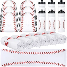 Baseball Softball Soccer Cooling Towel Sport Water Bottle and Drawstring Bag ...