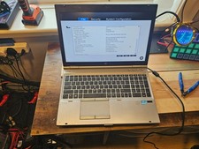 HP EliteBook 8570p 15.6" Laptop Intel Core i7-3520M 8GB RAM - No SSD + Charger