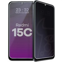 Sichtschutzglas FüR Xiaomi Redmi 15C 4G Bizon Blickschutz Schutzglas Hybridglas