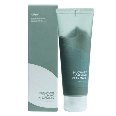 ISNTREE Beifuß beruhigende Tonerde Maske 100ml/ feuchtigkeitsspendend, koreanische Kosmetik, KBeauty