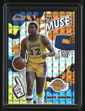 2025-26 Finest #M-3 Magic Johnson Muse Geometric Refractor X4R