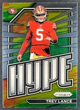 Trey Lance 2022 Panini Prizm #H-3 Hype 49ers