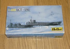 Heller 1/400 scale WW2 LCT & LSU Landing Craft - boat kits