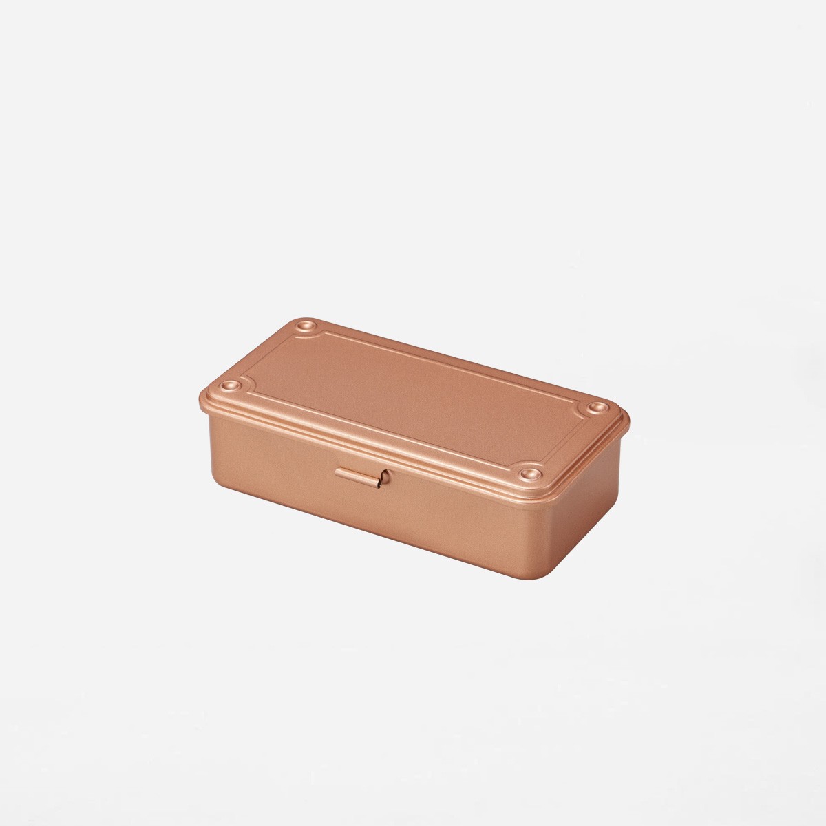 Toyo Steel T 190 Copper boite a outils vintage en acier cuivre au design japonais epure