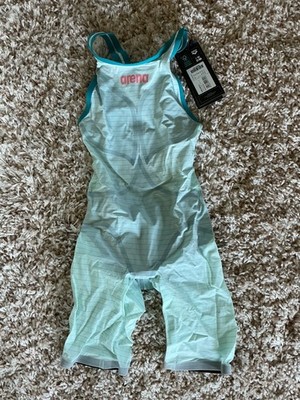 NEW Arena Women's open back Powerskin Carbon Air2 Racing Suit Size 24 NWT