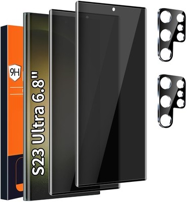 [2+2 Pack] Galaxy S23 Ultra Privacy Screen 6.8 Inch, Black