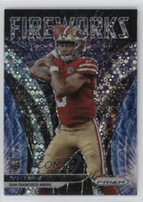 2021 Panini Prizm Fireworks No Huddle Prizm Trey Lance #F-23 8d4
