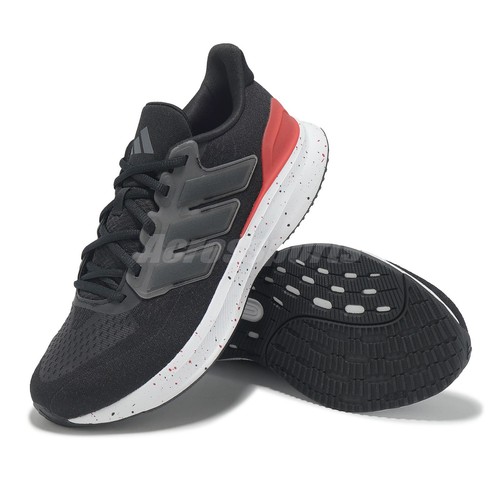 adidas Ultrarun 5 J Core Black Grey Pure Ruby Kids Youth Running Shoes JR5369 - Picture 8 of 8