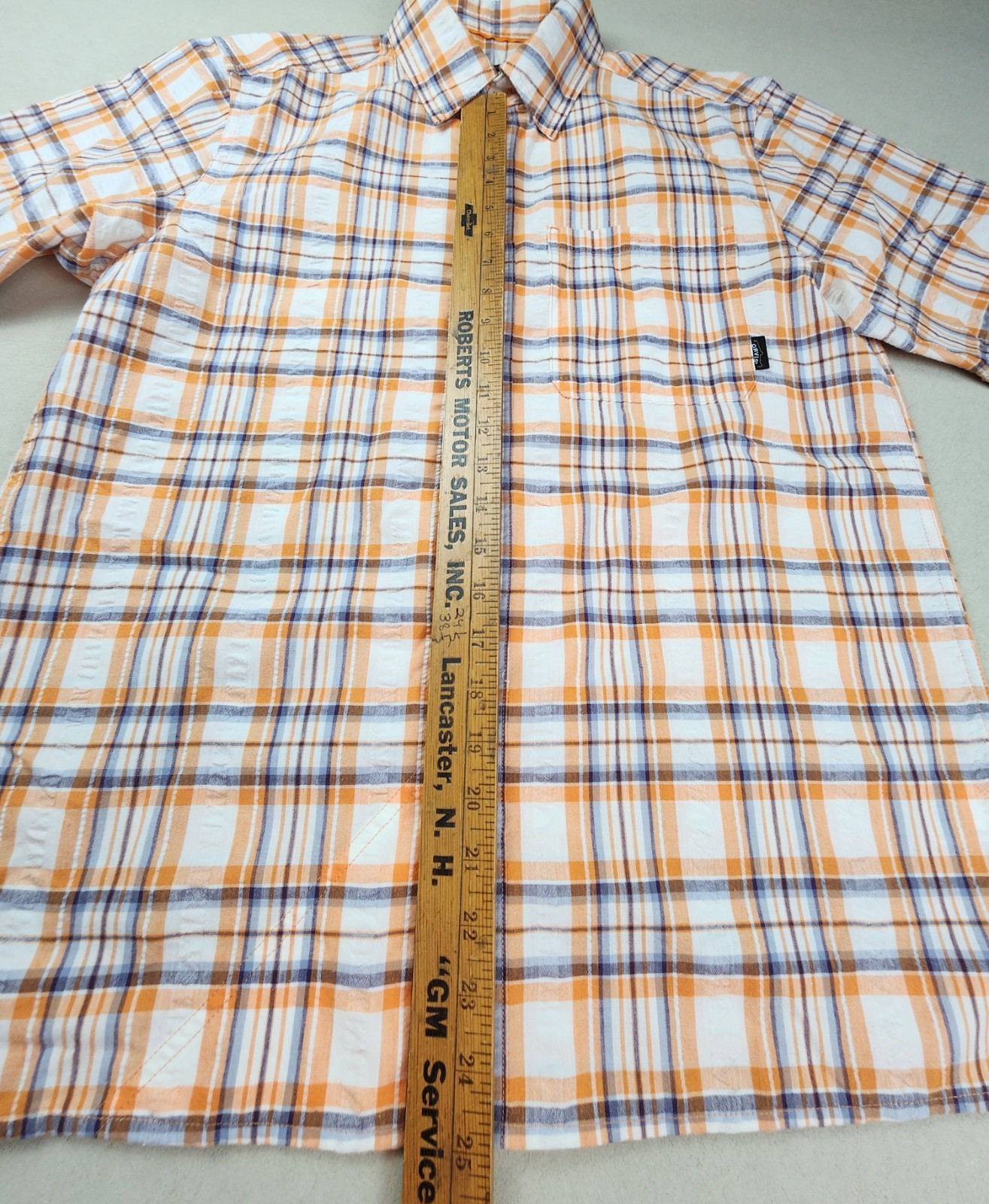 Orvis Mens Button-up Medium Collared Textured Shi… - image 7