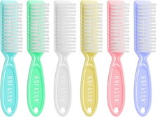 6 Pack Nail Brush for Cleaning Fingernails, Nail Brush Handle Grip Brush for