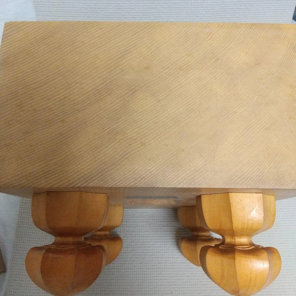 Vintage Japanese Chess Shogi Wooden Board 13.0×14.5inch W/Koma Peices & Koma-Dai - Image 4 of 4