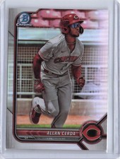 2022 Bowman Draft #BDC-22 Allan Cerda Chrome Refractor