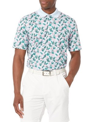 Amazon Essentials Herren Golf-Poloshirt Feuchtigkeitsableitend Blau M