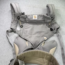 Ergobaby Four Position 360 Baby Carrier Grey Adjustable Cotton Infant Carrier