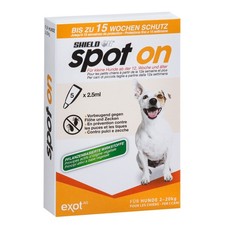 ShieldOn Spot On Floh- und Zeckenschutz - 5 x...