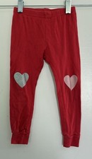 Carters Toddler Girl Glitter Heart 100% Cotton Snug Fit Pull On PJ Pants Pink 2T