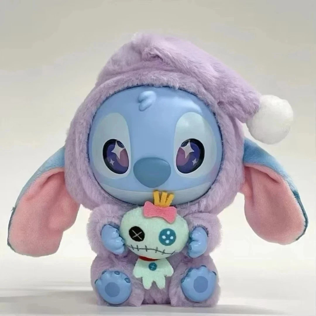 Figura Vinilo Serie Miniso Stitch Eat Something Before Sleep Caja Ciega Confirmada