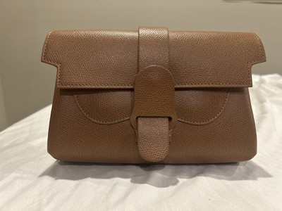 NWOT Senreve Aria Pebbled Belt Bag Chestnut Convertible Bag Made In Italy