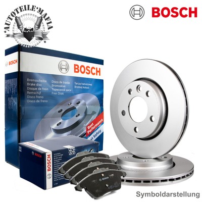 BOSCH Bremsenset für Ford Focus 1 Ø258mm VORN belüftet
