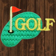 Golf Embroidered Patch Iron On