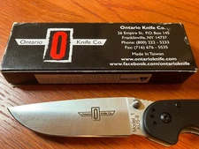 ONTARIO RAT MODEL# 8848SP LINER LOCK - DUAL THUMB STUDS- ( NEW IN BOX )