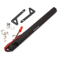 NEW Yeah Racing YA-0567BK 1/10 Alum Bright LED Light Bar Black : 1/10 Truck Craw