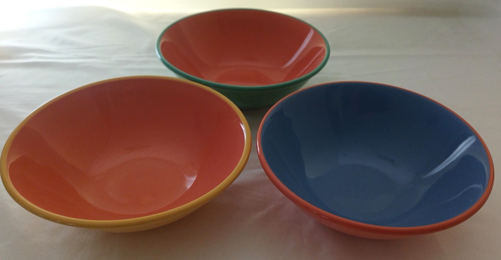 3 Japan Lindt Stymeist Colorways Cereal Bowls 6 ½” Set of Three