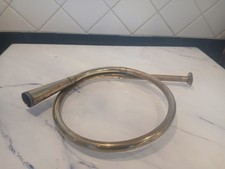 Antique Brass Post Horn . French Horn .