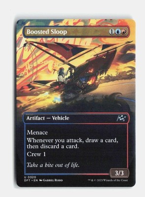 Boosted Sloop (Borderless) 320 Aetherdrift MTG NM