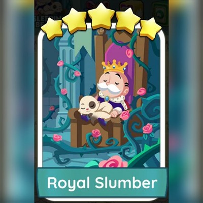 1x Royal Slumber       Set 23 :- Mono_Poly_Go Aufkleber :- Bester Service 