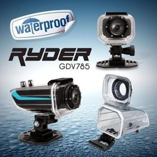 Gear Pro HD 1080P Hi-Res Action Camera Digital Camera/Camcorder Waterproof Case