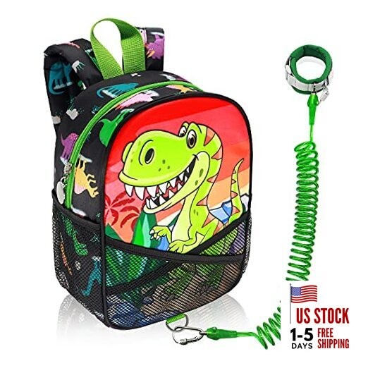 Leash For Toddlers, Dinosaur Kids Backpacks With Anti Lost W